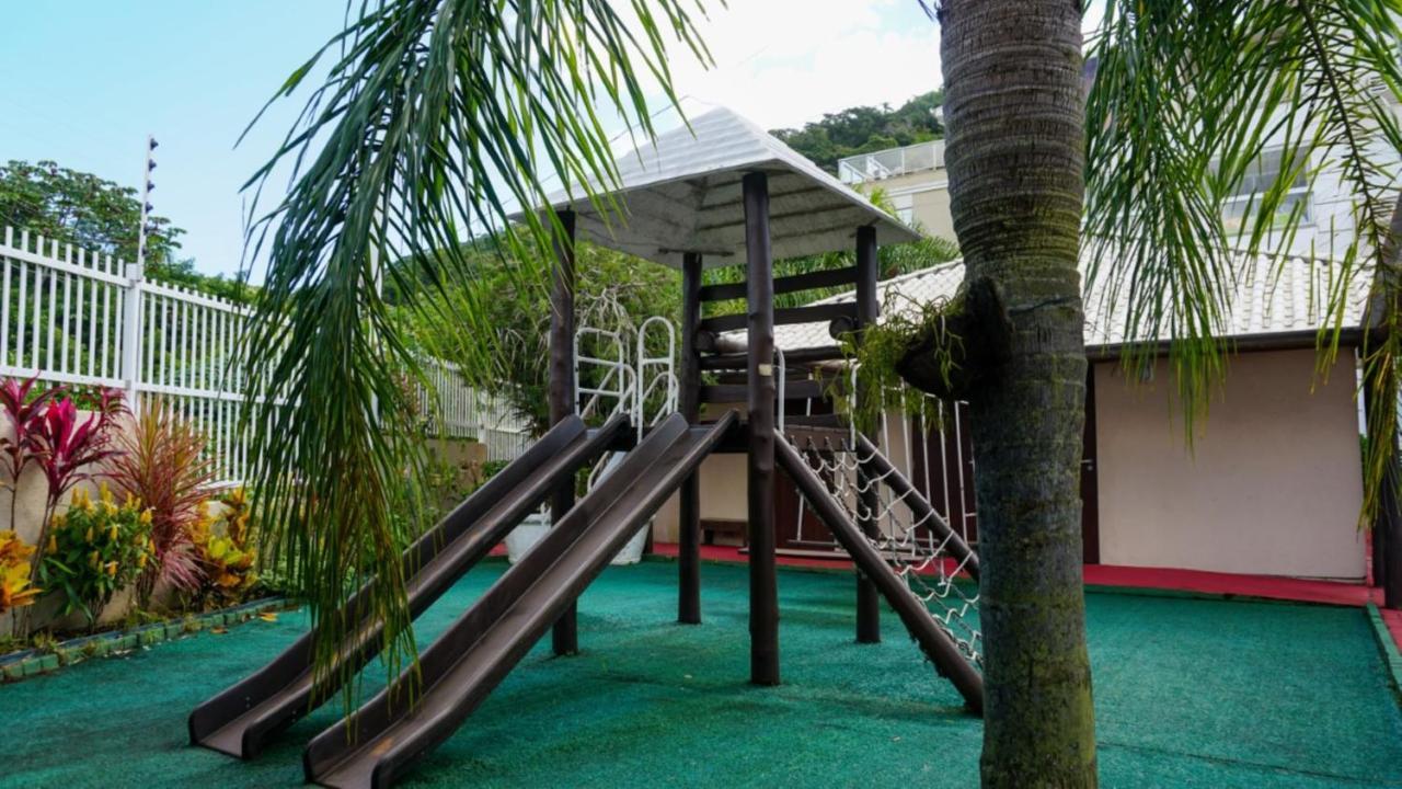 Villa Giardino - Condominio De Frente Para O Mar - Piscina, Quadra Esportiva, Churrasqueira - 5 Pessoas Florianópolis Kültér fotó